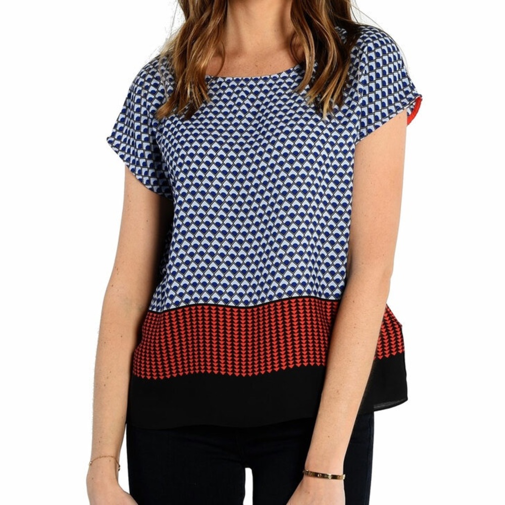 Vince Camuto, Foulard Blouse, Size XL